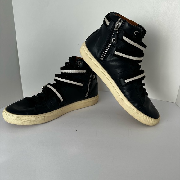 BALLY - “HEILMAR” TSP 100 Black High Top Logo Sneakers - 10.5D main image 4